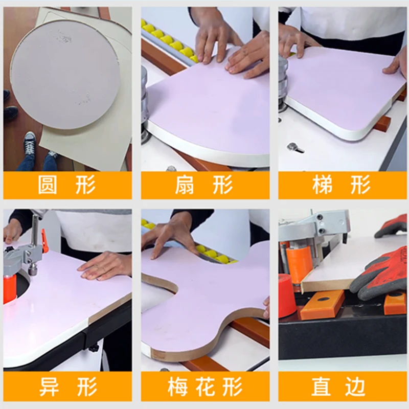 

ST300 Woodworking Banding Machine Double Side Gluing Portable Edge Bander Woodworking Edge Banding Machine 220V 1200W