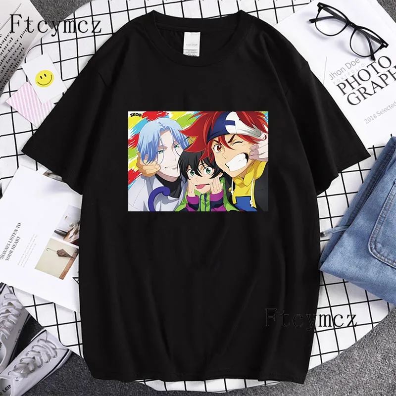 

SK8 The Infinity T Shirts Cotton Men T Shirts Anime Tees Oversize Short Sleeves Tops Summer Women Unisex O Neck Printed Clothes