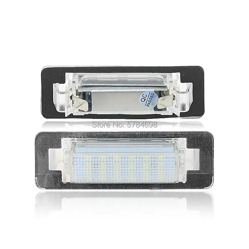 

CANbus Car Rear Led Number License Plate Light For Mercedes Benz W210 E300 E320 E420 W202 4D C230 C280 C43 AMG White Led Lamp