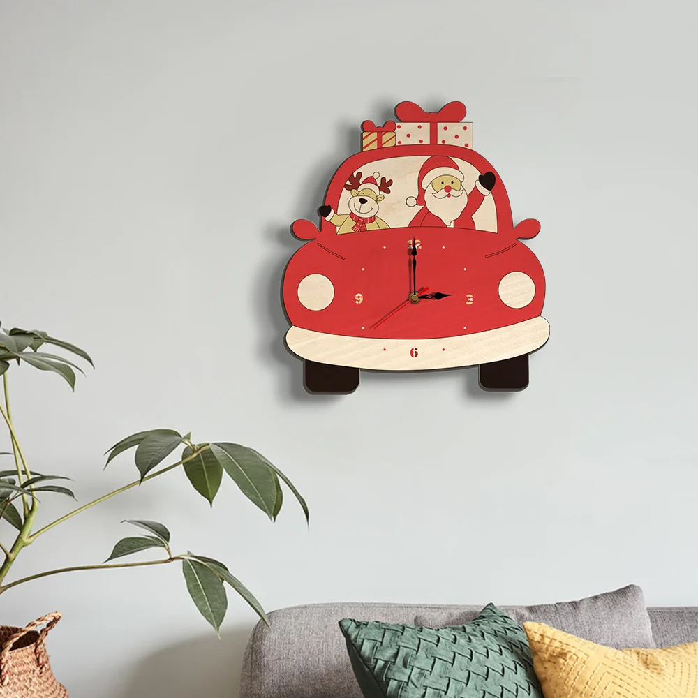 Мультяшные украшения для детской комнаты настенные часы модные индивидуальные