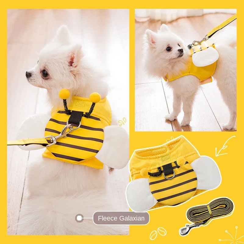 

Vest-style dog leash pet chest strap small dog medium-sized dog and cat breathable walking dog leash