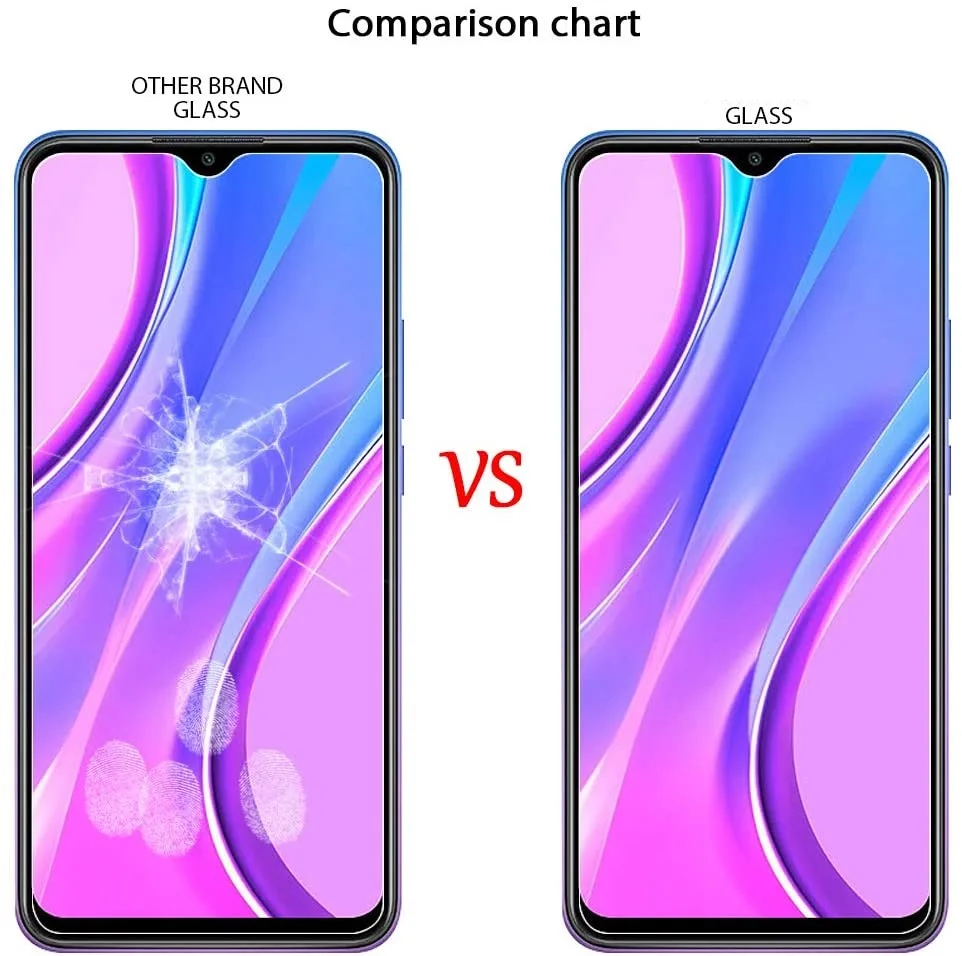 Защитное стекло 9H для Xiaomi Redmi 8 8A 9 10X экрана Note 8T 9S Pro Max защитная пленка из