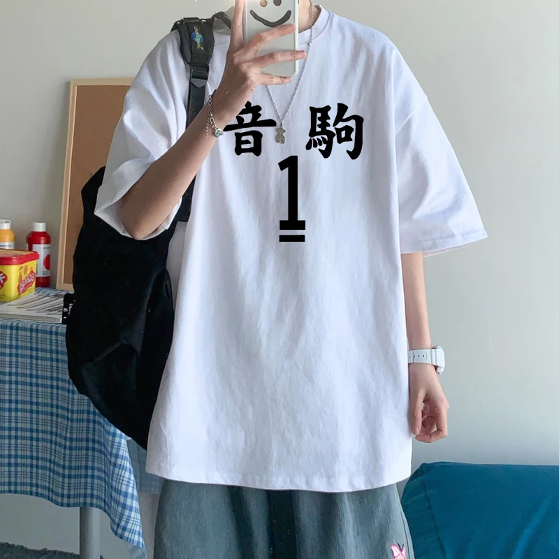 Фото Футболка Haikyuu в стиле аниме Харадзюку модная мужская футболка с коротким рукавом