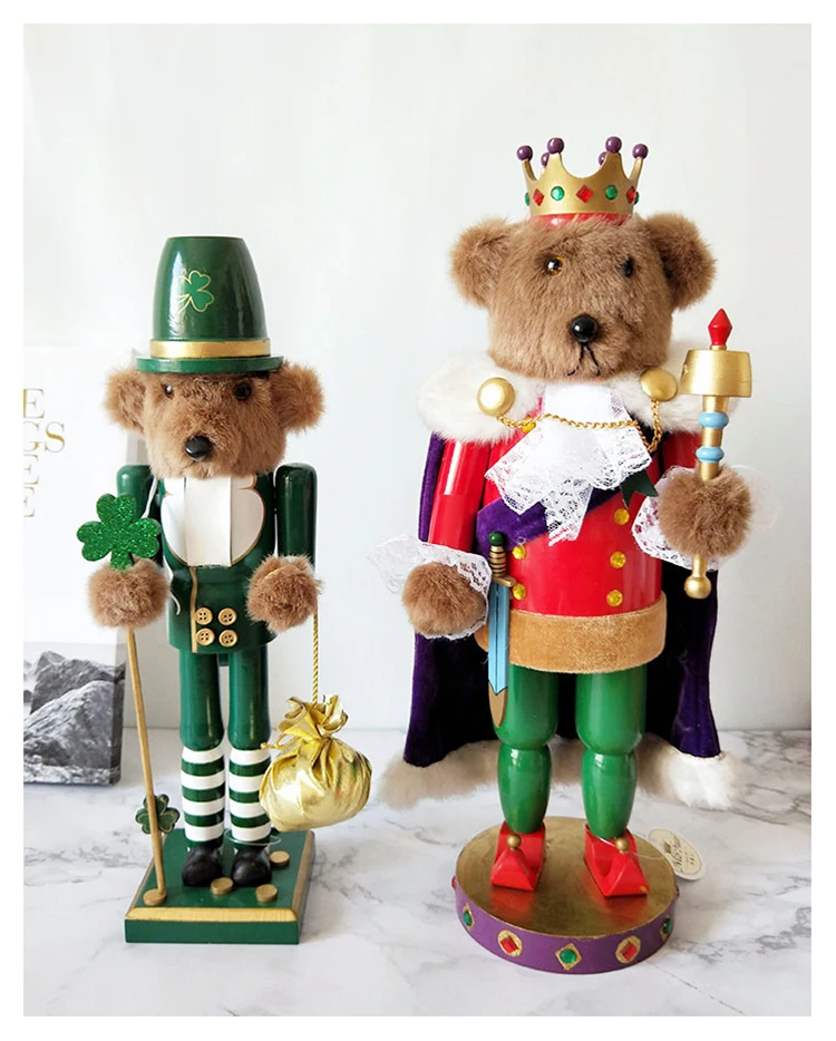 Милый медведь Санта-Клаус домашние украшения детская комната индивидуальные