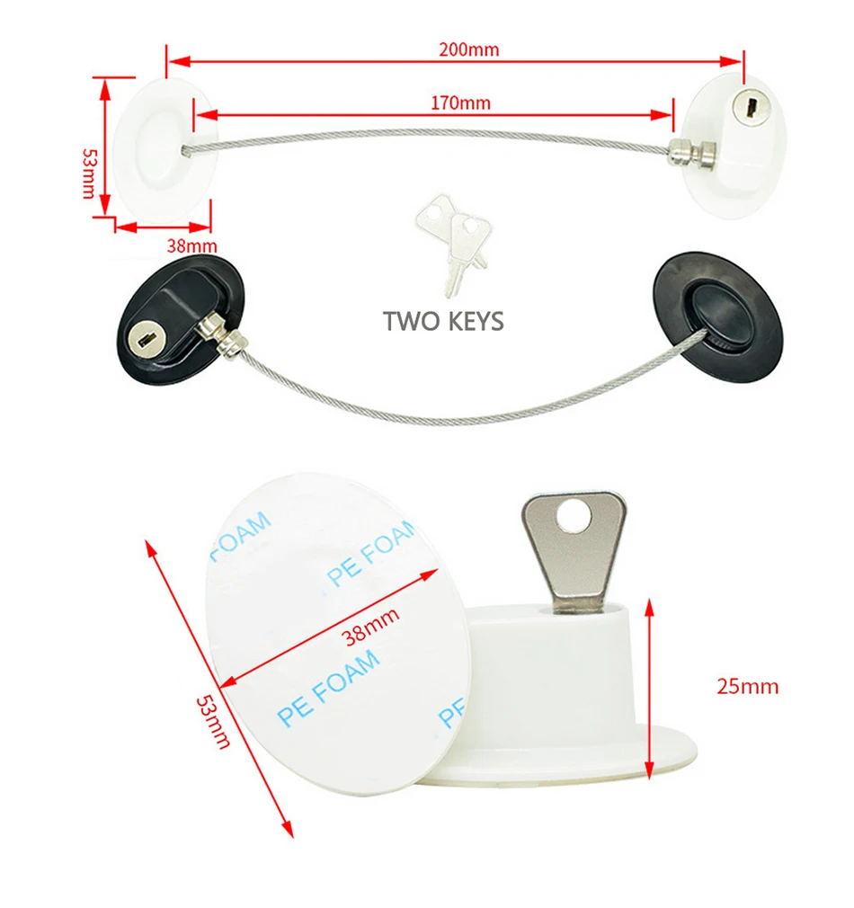 4/8 шт./компл. оконные замки замок для защиты от детей из нержавеющей стали