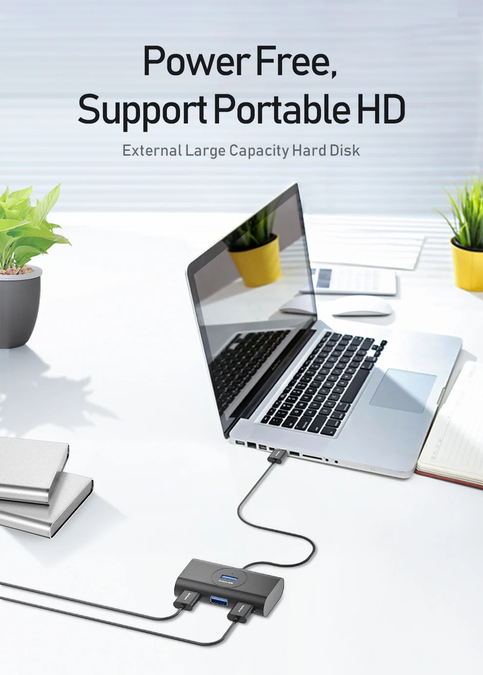 Unnlink 4 Порты и разъёмы usb-хаб USB 3,0 высокоскоростной разветвитель 5 Гбит/с USB удлинитель 0,25 м 0,5 м 1 м 1,5 м 2 м для Deskto ноутбук Тетрадь