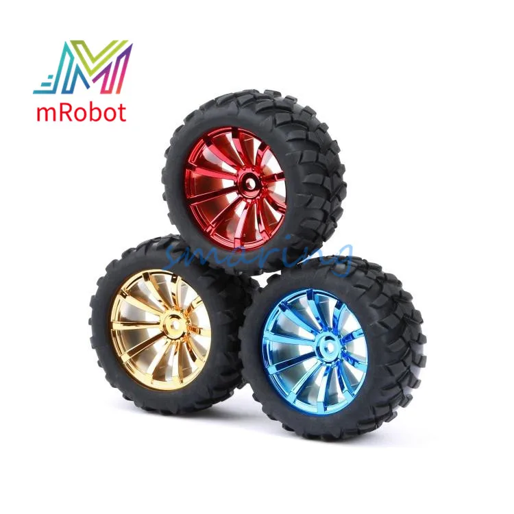 Редукторный двигатель постоянного тока колесо 72 мм стандарта для модели Arduino RC