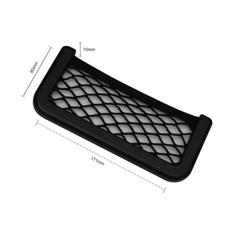 Эластичная Сетчатая Сумка для хранения на заднем сиденье автомобиля органайзер