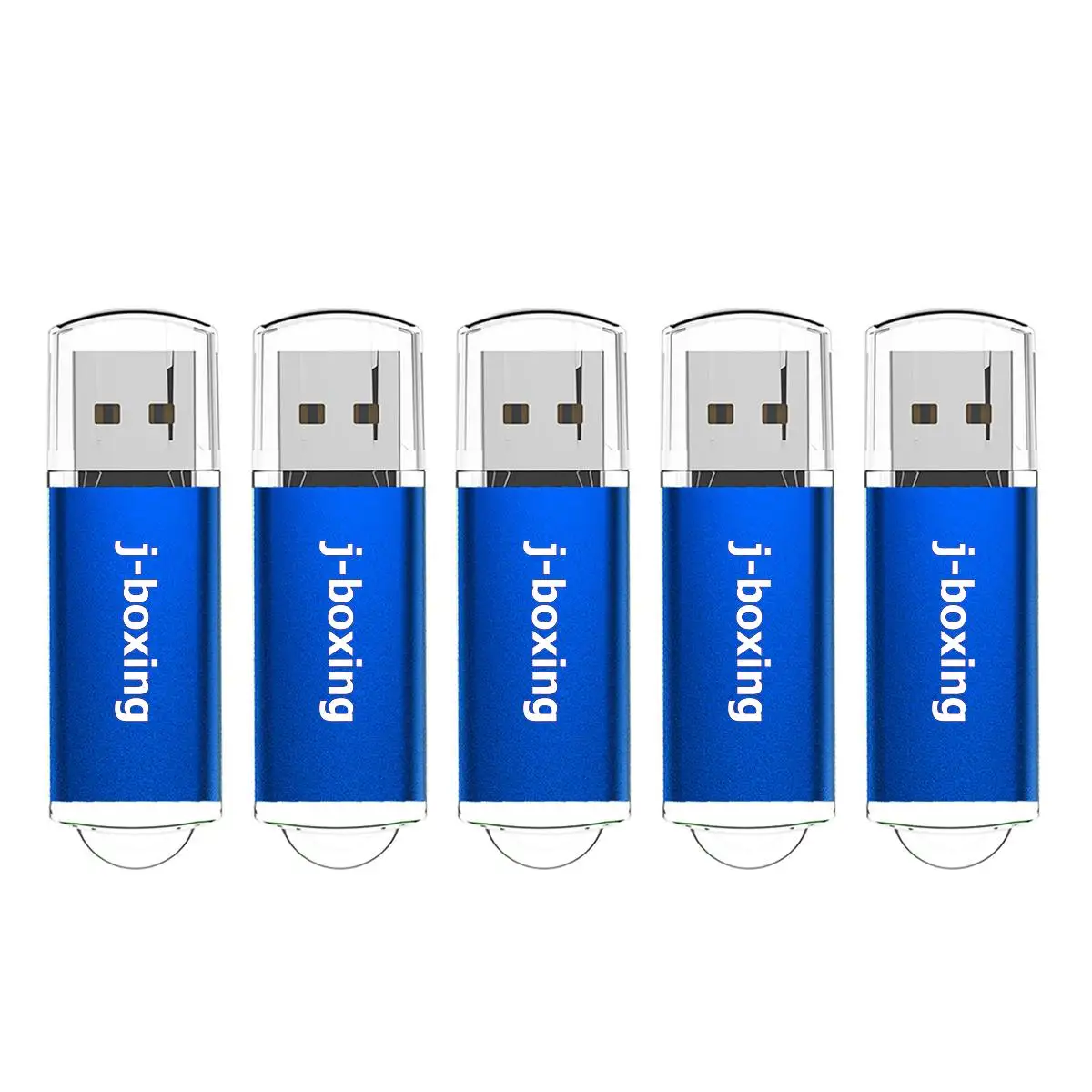 

USB-флеш-накопители J-boxing объемом 4 ГБ, 8 ГБ, флеш-накопители объемом 16 ГБ, 32 ГБ, флеш-накопители с крышкой на 1 Гб, 2 Гб, USB-накопители синего цвета, 5...