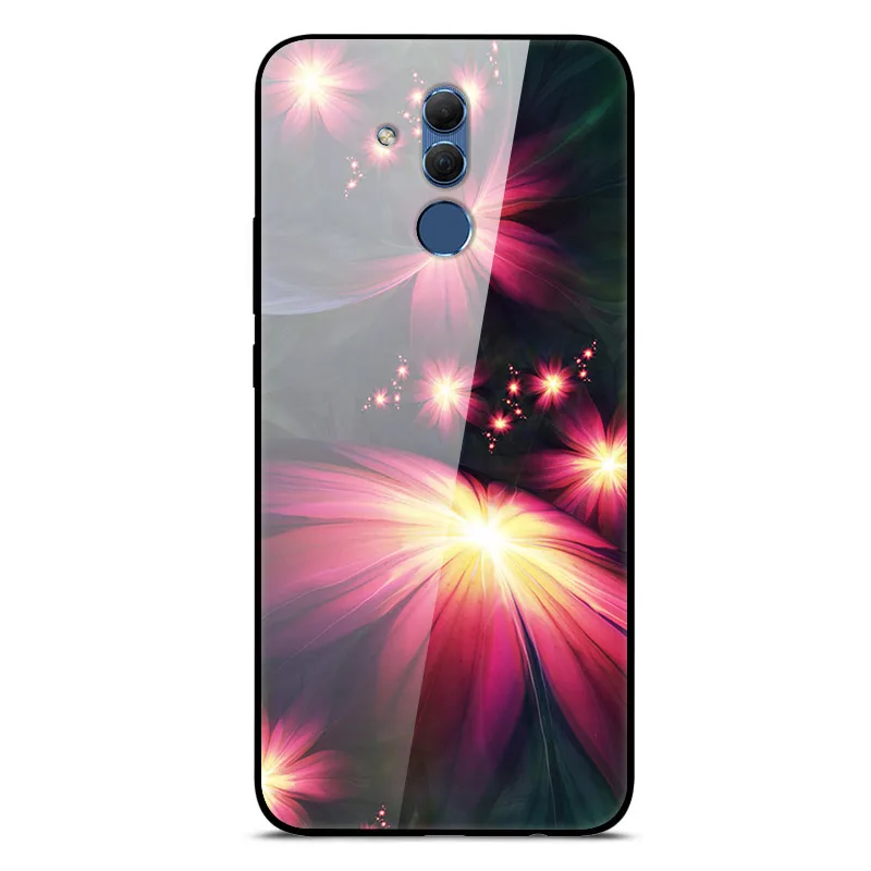 Mate 20 Lite чехол для huawei mate 20 Lite чехол s 6,3 силиконовый бампер из закаленного стекла+ Жесткая задняя крышка из поликарбоната чехол для телефона s Coque - Цвет: 32