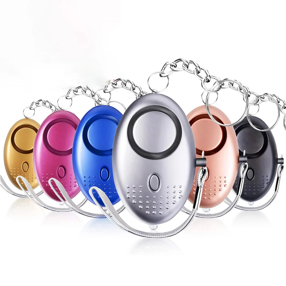 

Security Sound Personal Alarm with Key Chain LED Light, Emergency Security Alarm Suitable for Women Men Children the Elderly