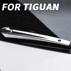 Для Volkswagen vw Tiguan MK2 2017 2018 2019 2020 2021 автомобиля отделка заднего стеклоочистителя крышка багажника лобовое стекло полоса сопло крышка украшения