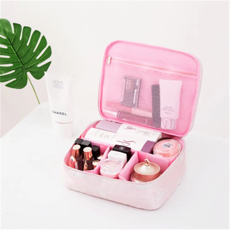 B Pink alpaca PLEEGA,, модная женская косметичка для путешествий, косметичка, косметичка, сумки для хранения, большая вместительность, женская косметичка - Цвет: B Pink alpaca