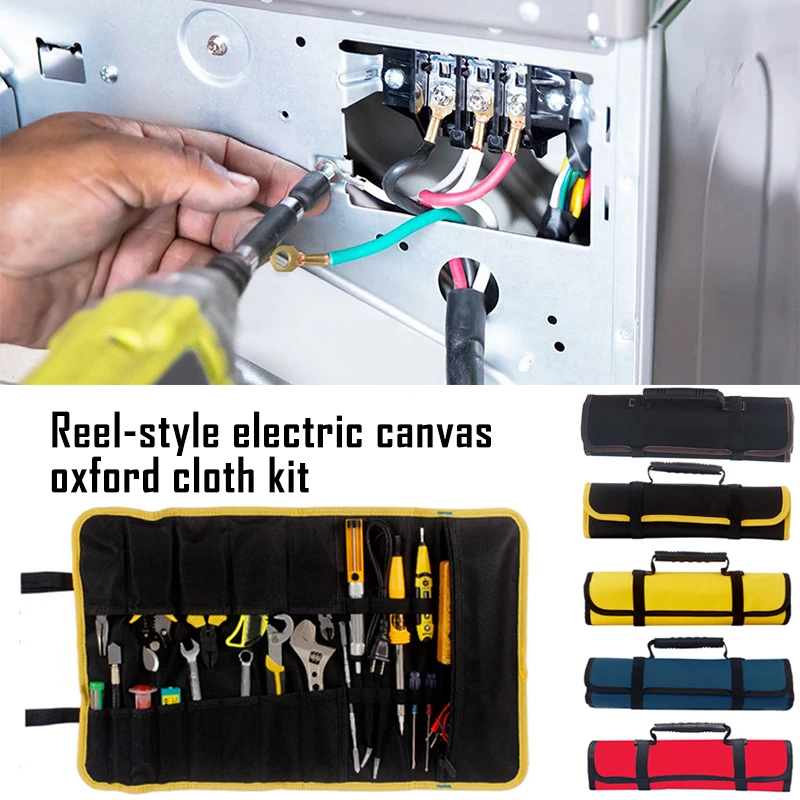 Многофункциональные водонепроницаемые холщовые сумки для инструментов 12