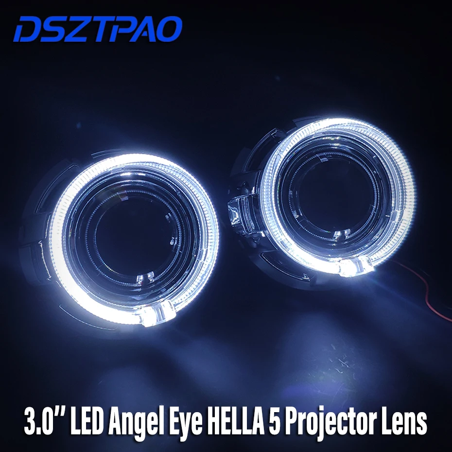 Линзы для прожектора D1S D2S D3S D4S HID Bi xenon объектив 3 0 HELLA 5 3R ангельские глазки DRL