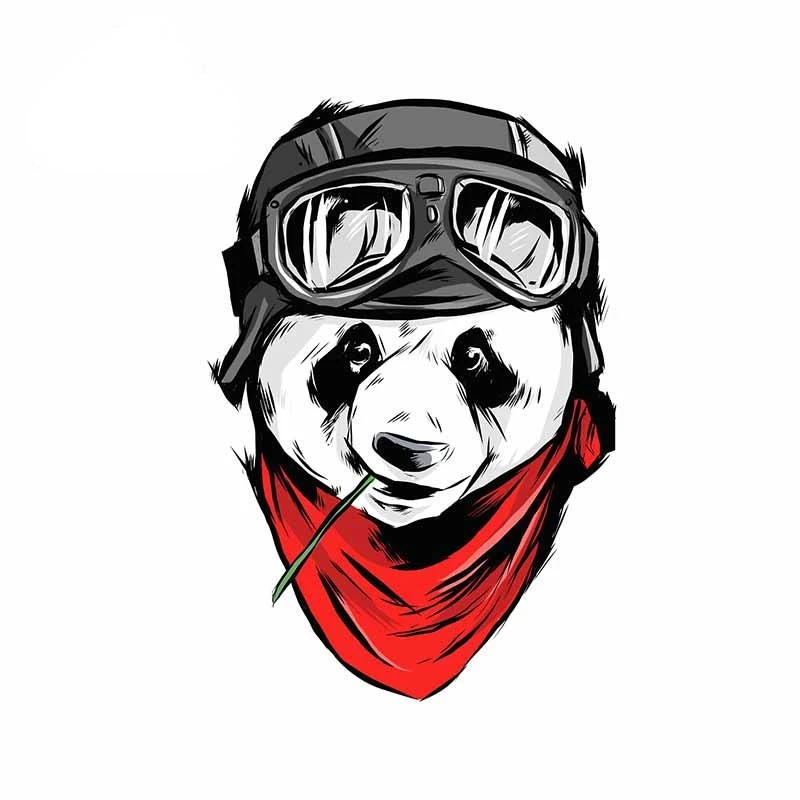 

Car Stickers Personality Creative Panda Vinyl Decals Car Motorcycle Bumper Body Rear Window Decorative Decals,15cm