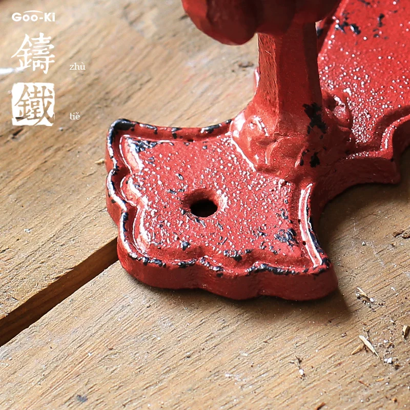 TONA чугунная Антикоррозийная ручка для двери сарая винтажная Красная белая