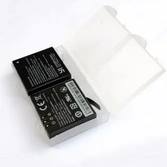 2PcsBattery Оригинальные AZ16-1 батареи для Xiaomi YI lite 2 Yi 4K 4k+ батарея USB 3 слота зарядное устройство для Xiao yi 4k батарея для экшн-камеры+ чехол - Цвет: 2PcsBattery