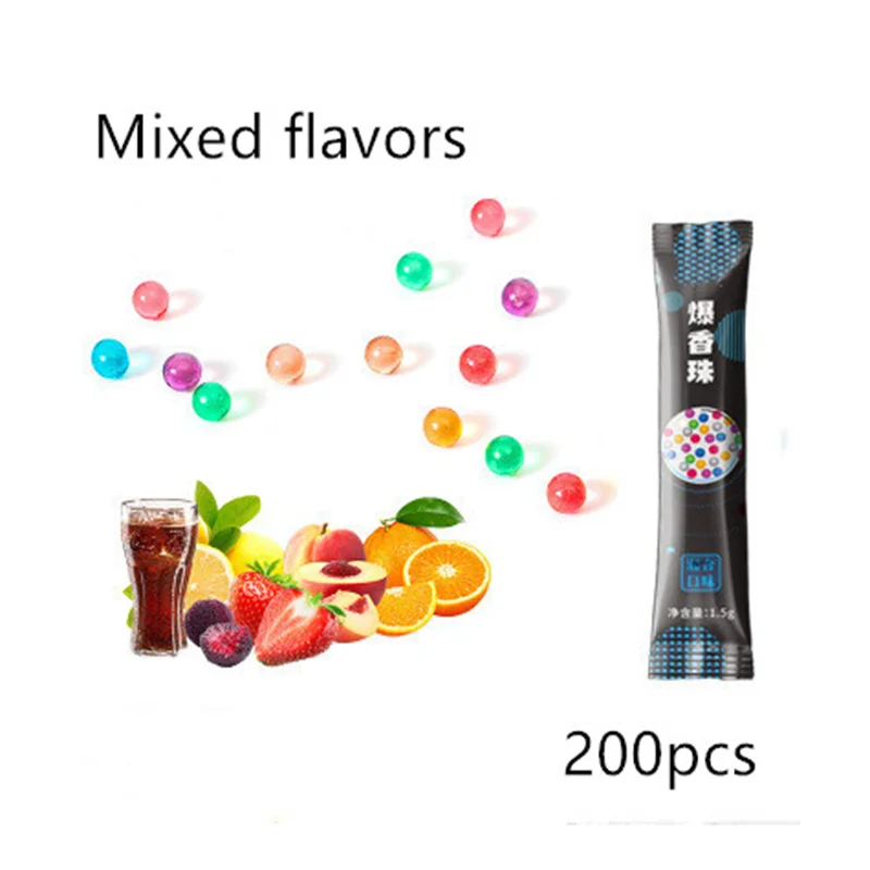 200pcs Cigarette Pops Fruit Menthol Capsule powerful Mint beads flavor Explosion Blast Ball For holder Filter Smoking Accessory | Дом и сад