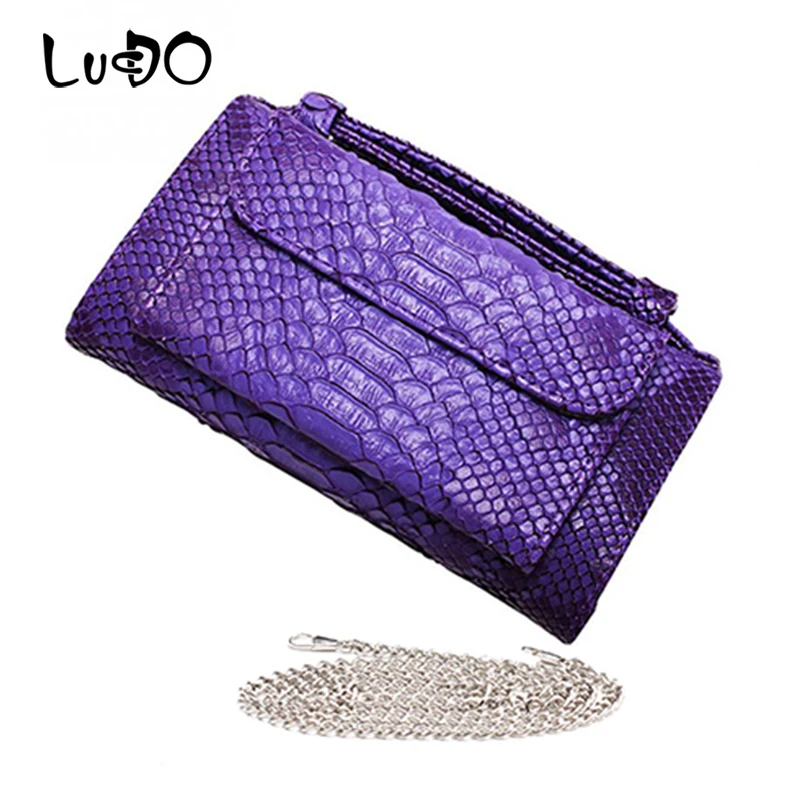 

Genuine Leather Handbags New Women's Fashion Brands Luxury Tote Lady Messenger Bags Chain Shoulder Bags Female Party Clutch Bag