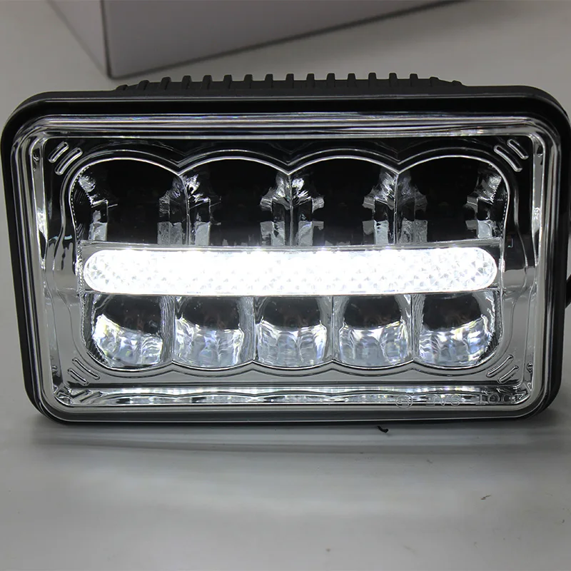 4X6 Автомобильный светодиодный светильник квадратный белый герметичный луч