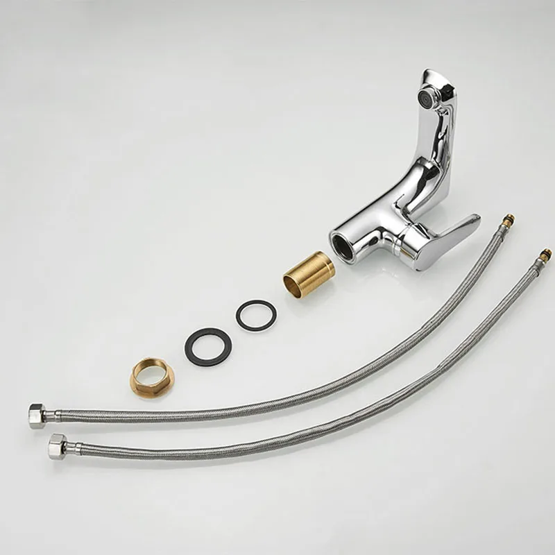 

QUANXUNHE Bathroom Sink Faucet Bathroom Led Digital Power Brass Sink Taps Cold and Hot Temperate Display Water Faucet Mixer Tap