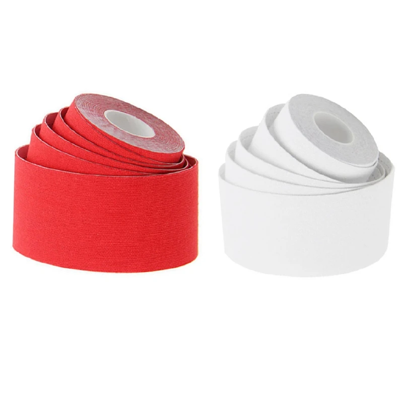 

Кинезиологическая кинезиологическая лента-лента для спортивных травм для колена, суставов, поддержка мышц-клейкая кинетическая лента, кра...