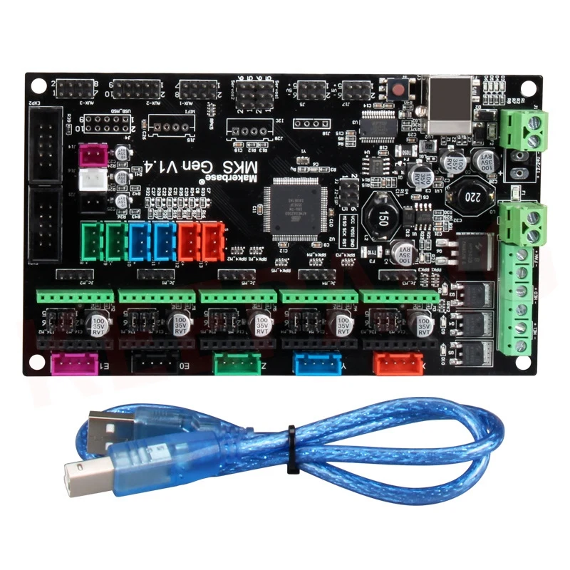 Плата контроллера для 3D принтера MKS Gen V1.4 материнская плата Mega 2560 R3 RepRap Ramps1.4