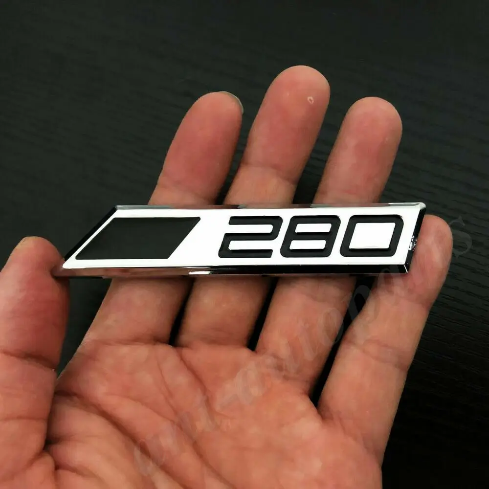 

3D Metal Chrome 280 Car Trunk Rear Fender Emblem Badge Decal Sticker Sport