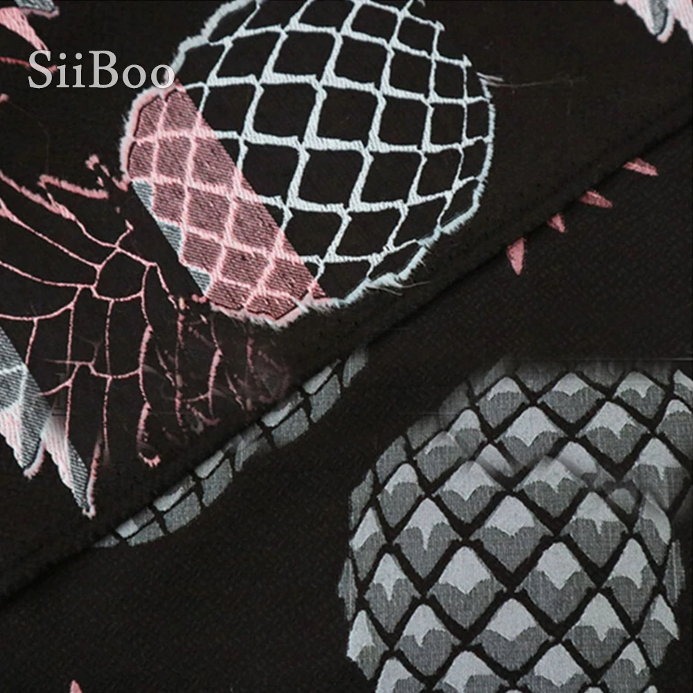 Роскошная жаккардовая ткань в американском стиле с ананасами одежда для платья