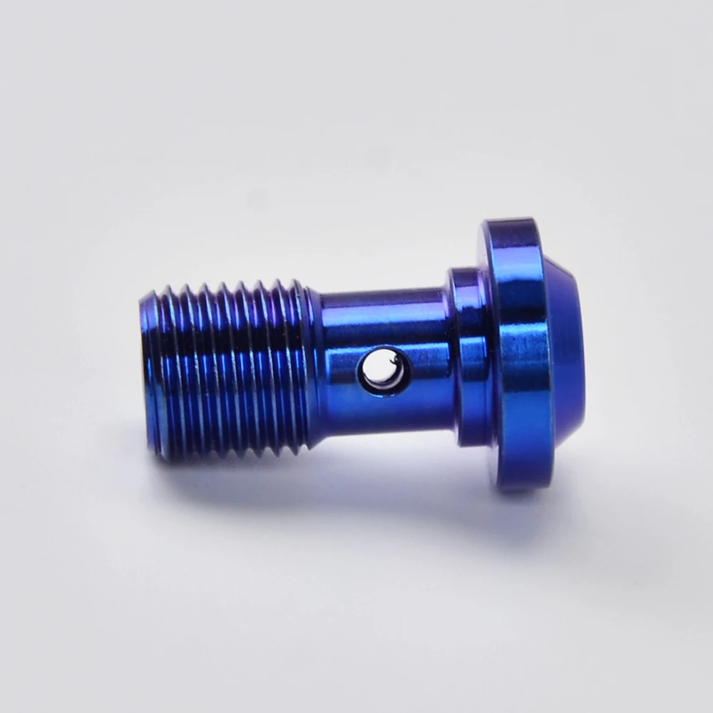 

M10X1.0,M10X1.25 Bolt Titanium Alloy T40 Flange Head Universal For Motorcycles T40 Flange Head Motorcycle Titanium Alloy Brake