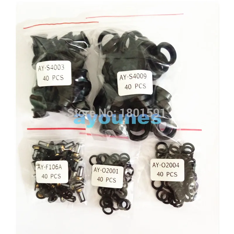 40set auto part fuel injector repair kit filter seals rubber o-ring for keihin inejctor For Nissan car (AY-RK208) | Автомобили и