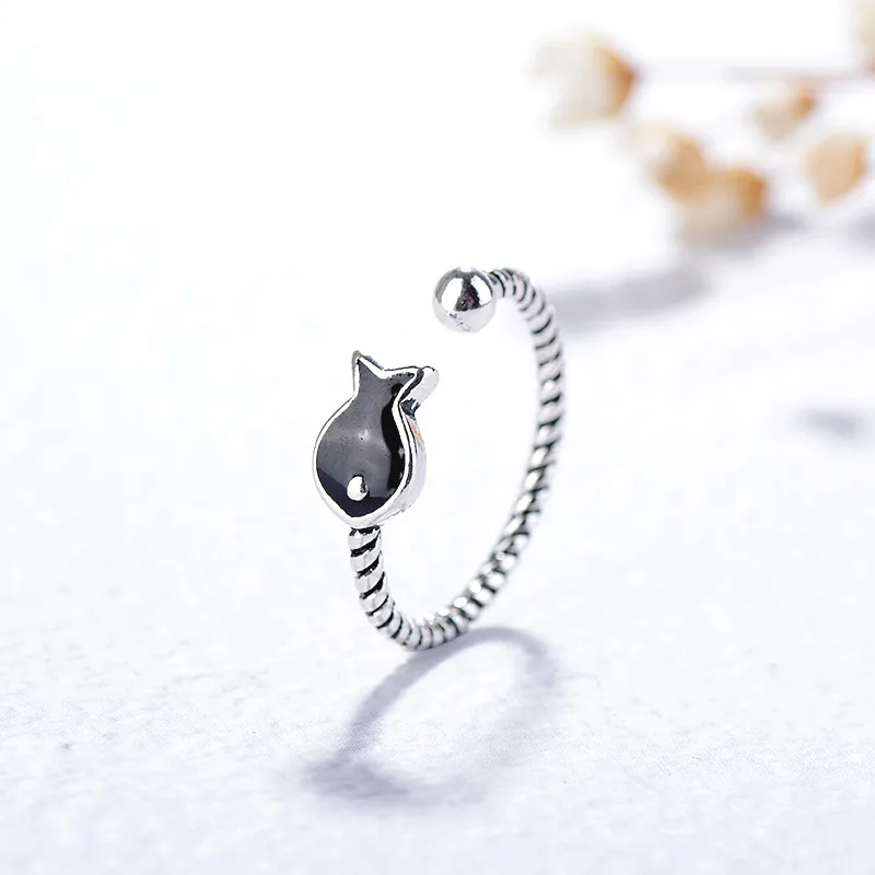 

Men's ring women's punk fish ring cute adjustable chic party gift jewelry 2020