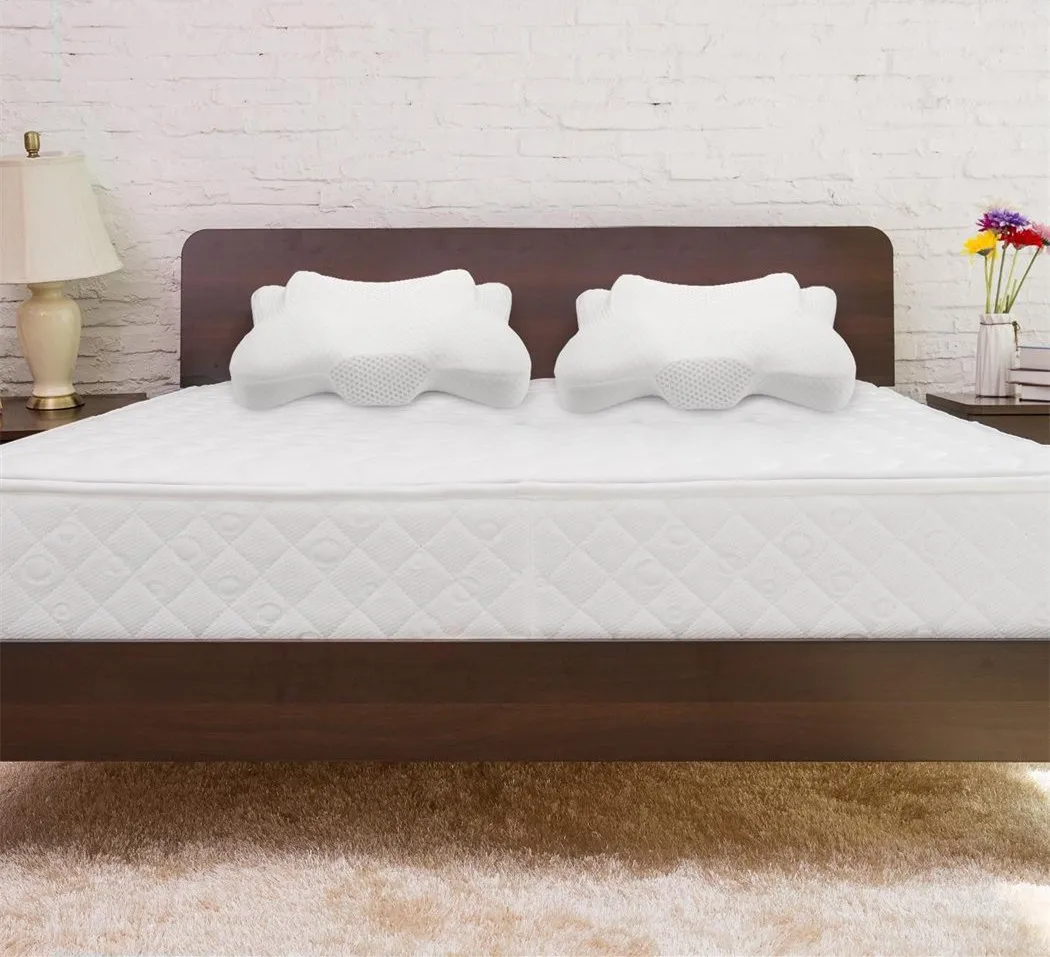 

Шейная Подушка с эффектом памяти, медленно восстанавливает форму головы, шеи, спины, облегчает боль, 24,4x15,8x4,7 дюйма