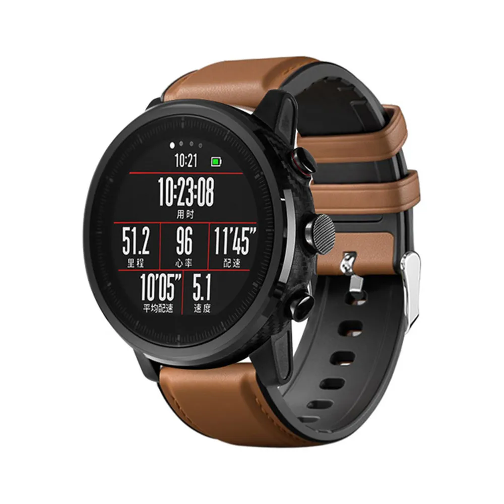 Ремешок для часов Huawei GT GT2 Soft Watchbands Silicone Leather Honor Magic 46mm smart wearable accessories on.