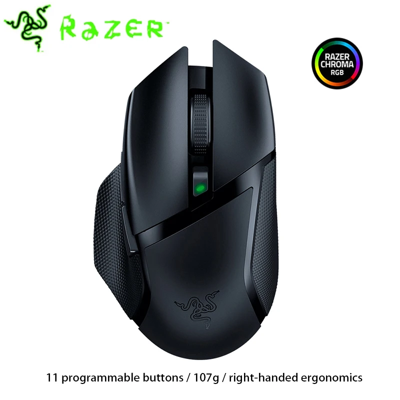 Razer Basilisk X Hyperspeed Беспроводной игровой Мышь: 16000 Точек на дюйм оптический Сенсор
