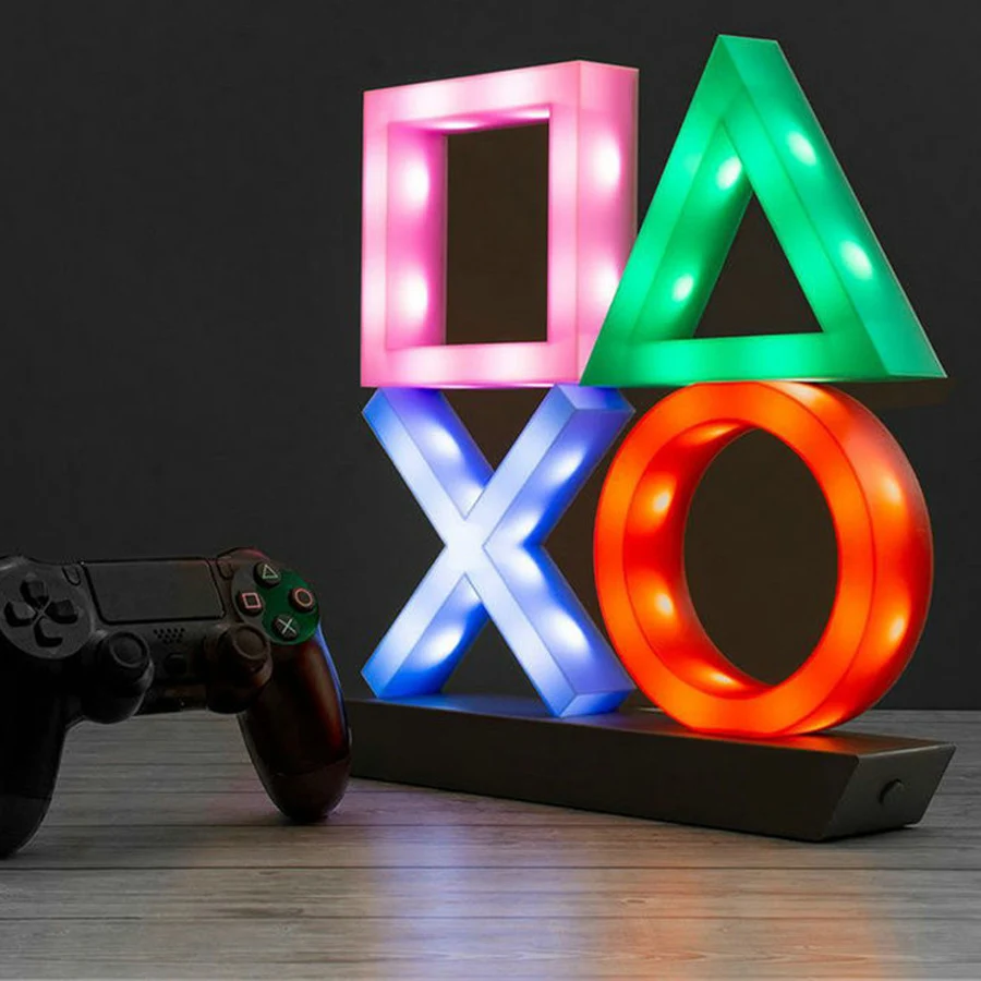 Голосовое управление икона игры свет акриловая атмосфера неоновый с