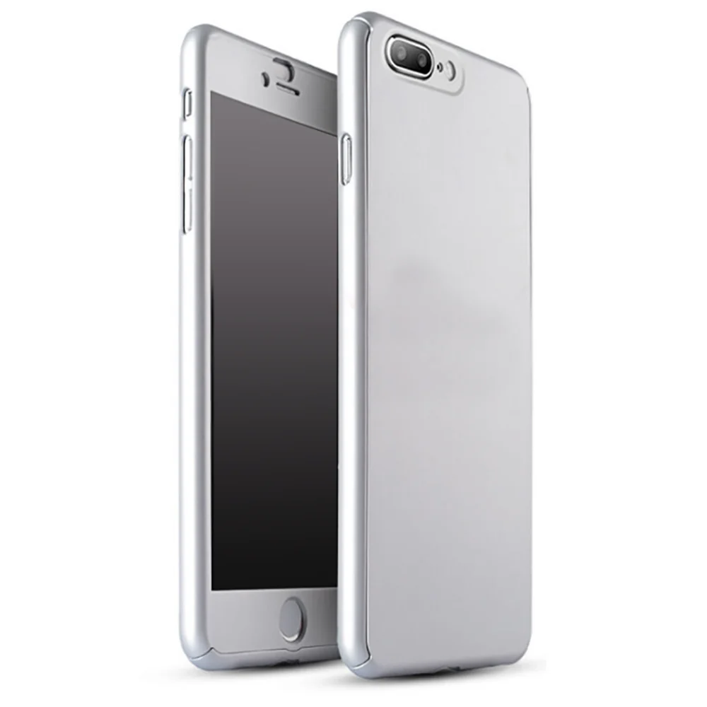 

Case + Tempered Glass Protective Glass 360 iPhone 6 7 8 X XR XS MAX XR 11 12