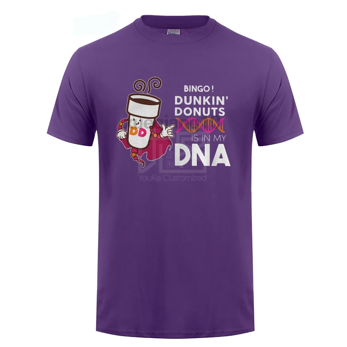 Bingo Dunkin Donuts is in My DNA футболка | Мужская одежда