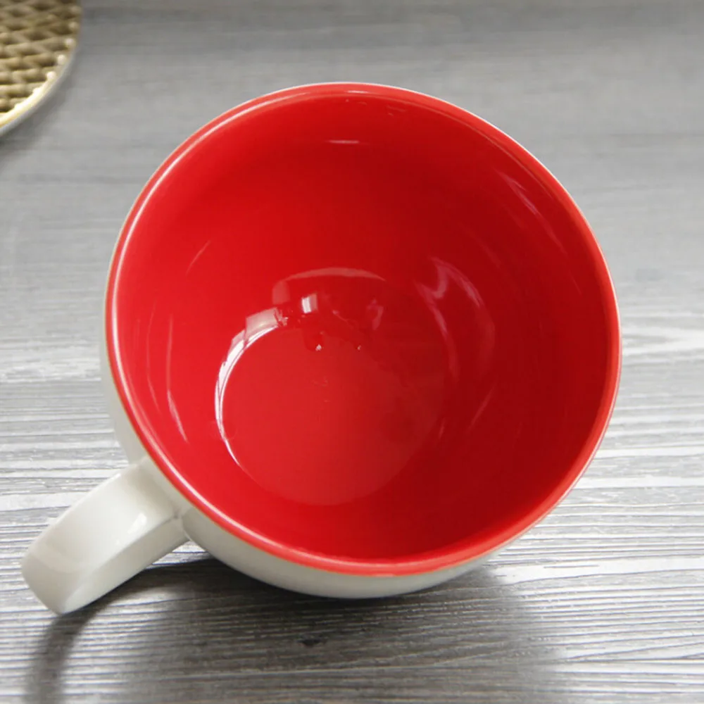 Керамическая мраморная кофейная кружка 600 мл фарфоровая чашка для молока чая