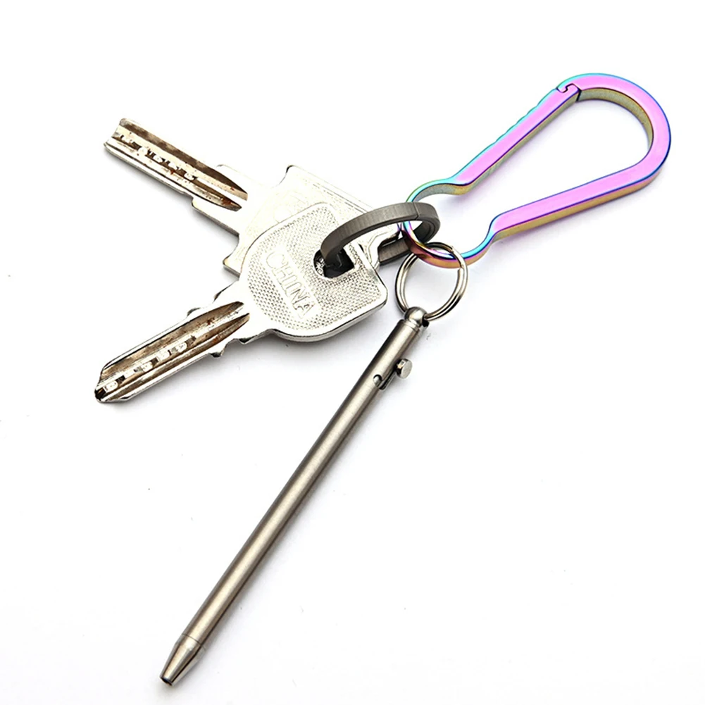 Новая портативная титановая мини-ручка EDC брелок для ключей гаджет шариковые