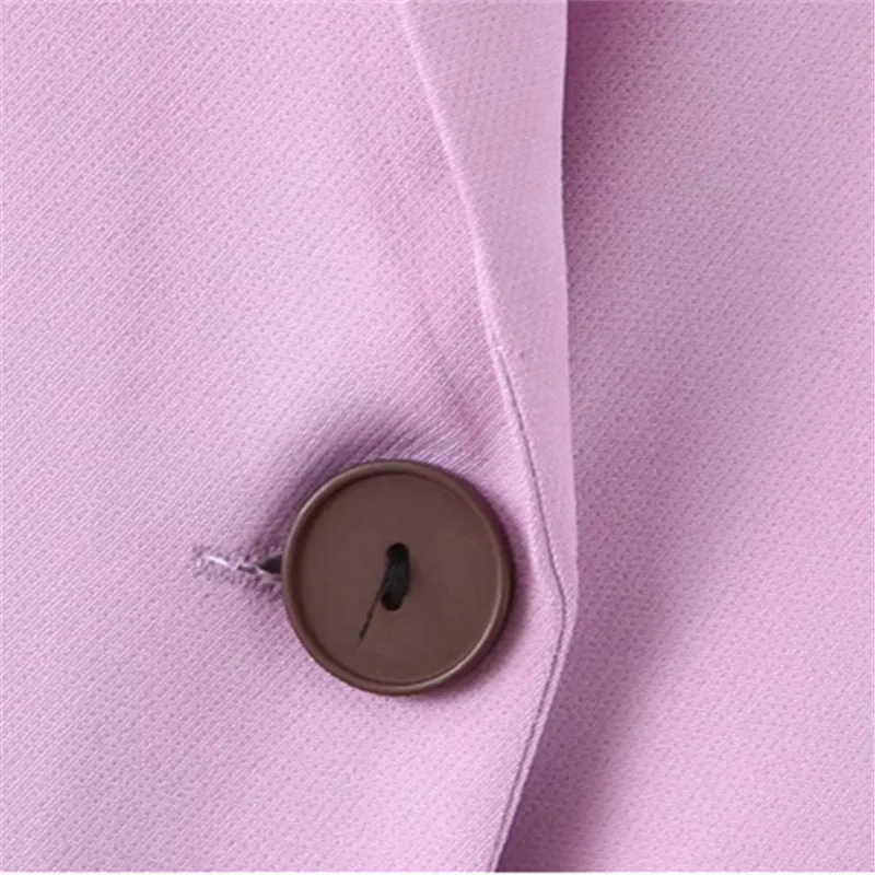 

2020 Spring Women Stylish Blazers Coat Notched collar Single Button Formal Suit Coat Lady Casual Office Blazer Jacket Outerwear