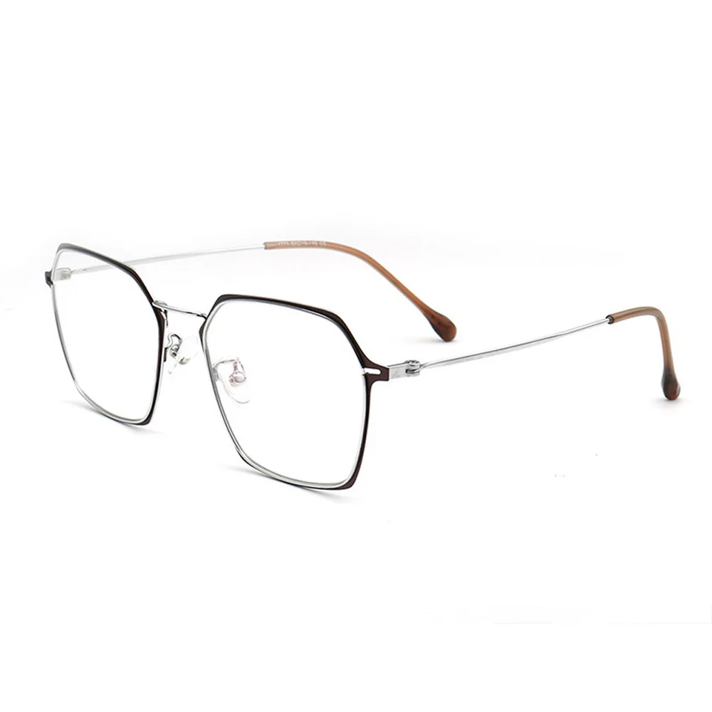 

Men Women Vintage Fashion Ultralight Alloy Full-Rim Polygon Custom Made Myopia Glasses -1 to -6 Reading Glasses +1 to +4