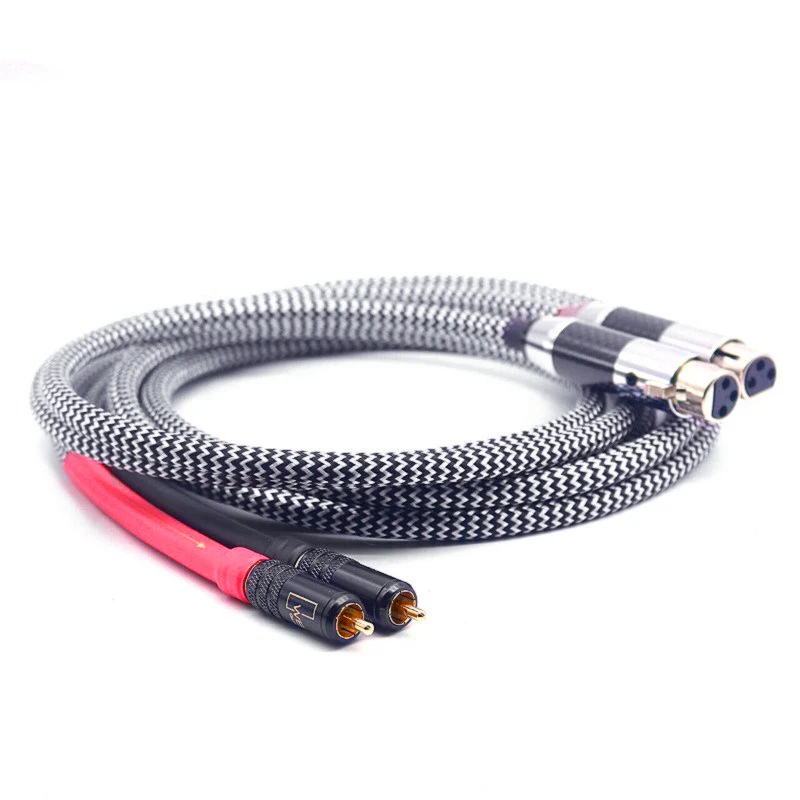 1 пара XSSH audio YIVO DIY Hi end HIFI OFC аудио видео разъем мама папа XLR к папе RCA кабель провод