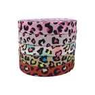 10Y 15 мм леопардовой черно-белой расцветке, зауженное летнее на голову эластичная повязка для головы с лента тесьма для Головные уборы волос аксессуары для шитья