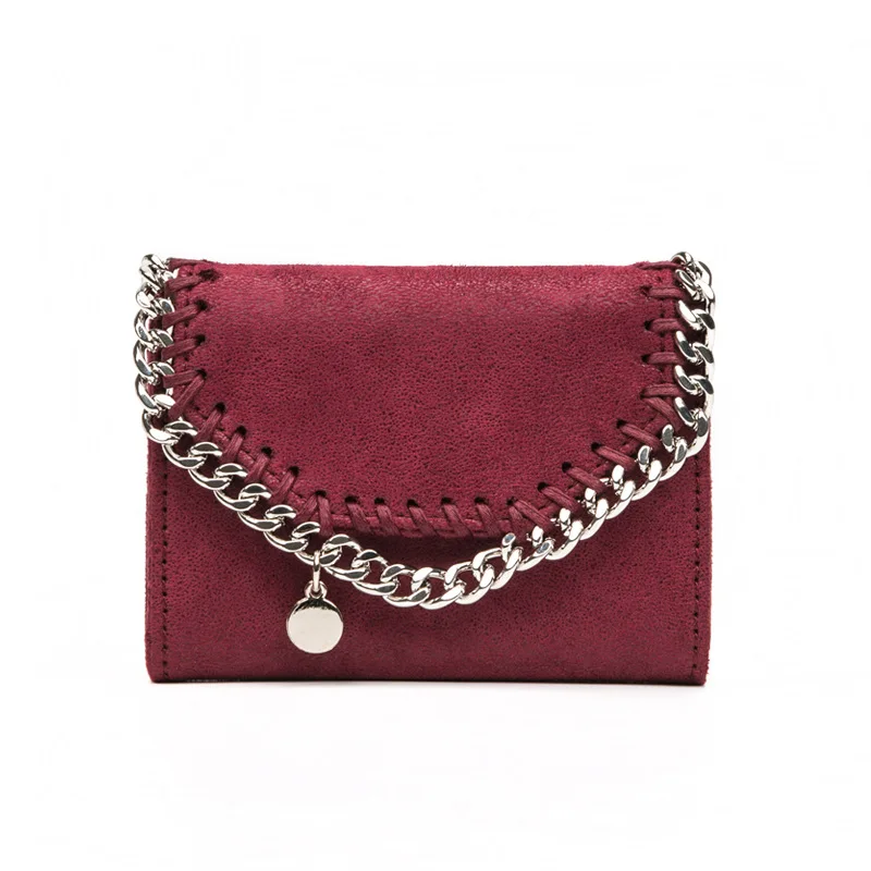 

Short Chain Wallet for Women 2021 New Card Bag Casual All-match Coin Purse Fashion High-quality Leather Clutch Bag Sac Femme Gg