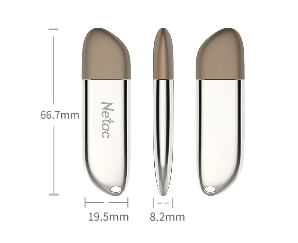 Netac USB флеш-накопитель 32, 64, 128, 16 ГБ, металлическая Флешка 128 ГБ, 64 ГБ, 32 ГБ, 16 ГБ, флеш-накопитель 3,0, USB флешка, диск на ключ, память для телефона