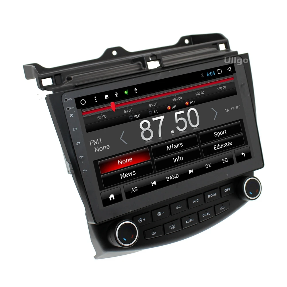 Автомобильный радиоприемник на Android 10 1 GPS для Honda Accord 7th 2003-2006 автомобильный