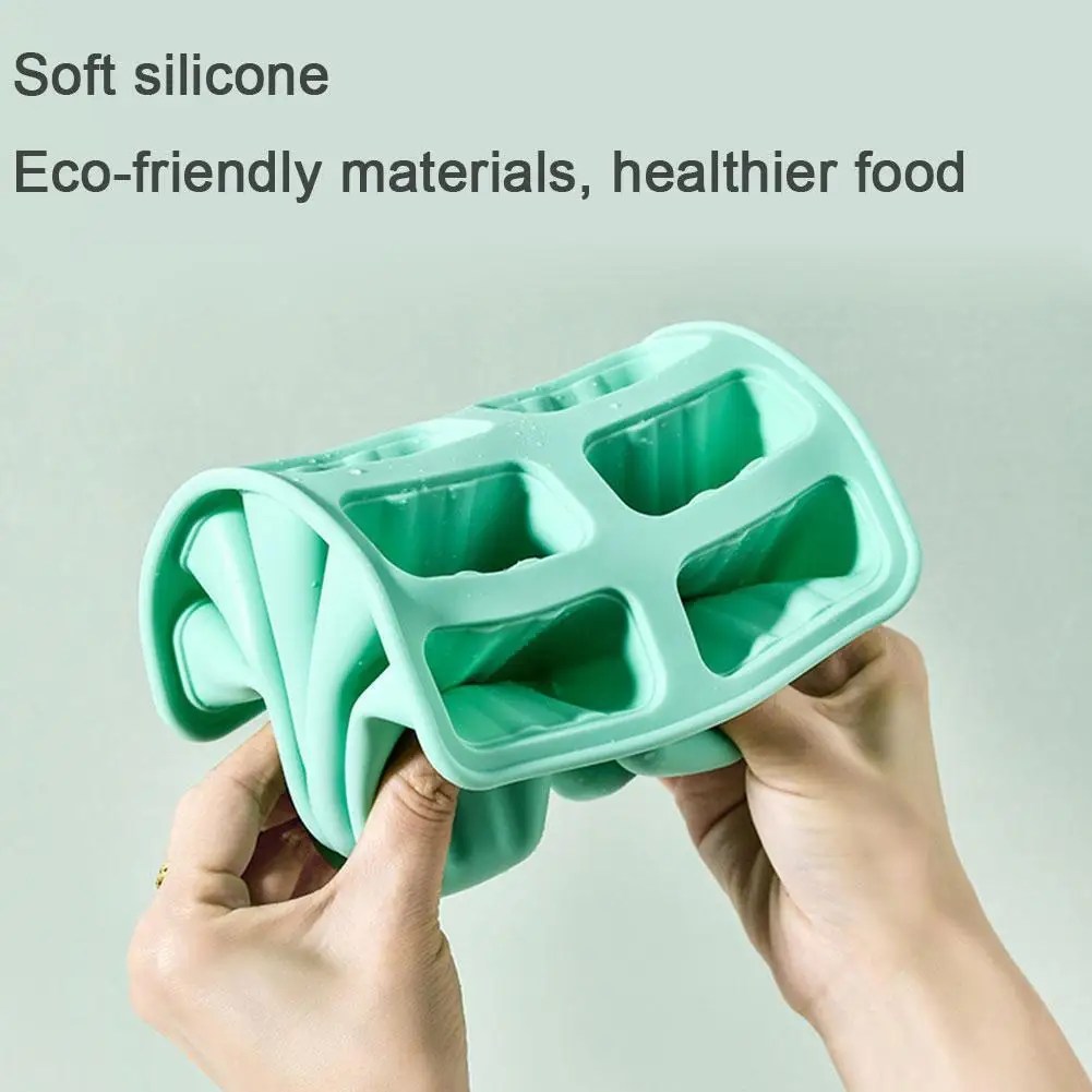 

Silicone Ice Molds Tray Mold Homemade DIY Ice Cream Reusable Easy Mould Maker Cream Tray Popsicle Ice Ice Mold Molds I4J7