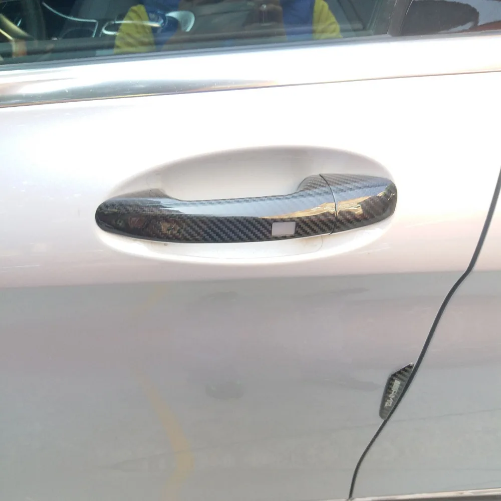 Крышка дверной ручки из углеродного волокна для Mercedes Benz E Class Coupe W213 E200 E250 E300 E350 E45 E63